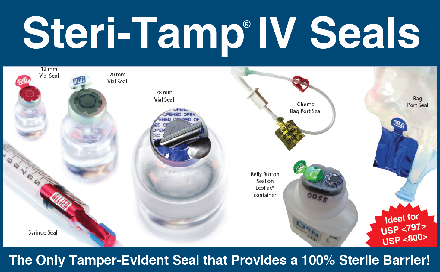 SteriTamp® IV Seals