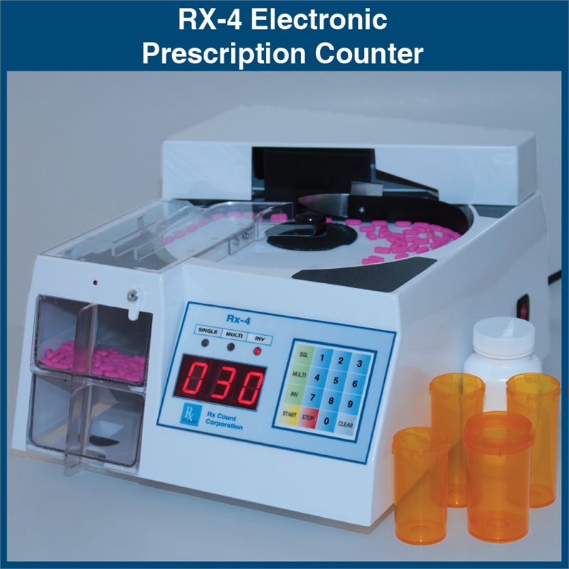 RX4 Automatic Tablet + Capsule Counter