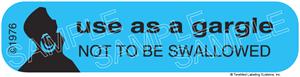 Auxiliary Label - Use as a Gargle