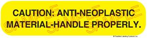 Auxiliary Label - Caution: Anti-Neoplastic Material