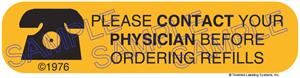 Auxiliary Label - Contact Your Physician