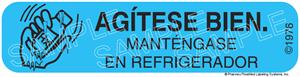 Auxiliary Label - Agitese Bien Mantengase En Refrigerador