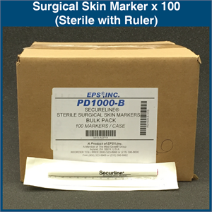 Aspen Surgical Non-Sterile Skin Markers - 100 Count Box