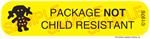 Package Not Child Resistant