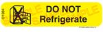 Auxiliary Label - Do Not Refrigerate