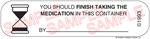 Auxiliary Label - You Should Finish This Container By ___