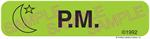 Auxiliary Label - P.M.