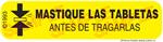 Auxiliary Label - Mastique Las Tabletas