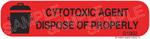 Auxiliary Label - Cytotoxic Agent Dispose of Properly