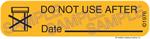 Auxiliary Label - Do Not Use After Date ___