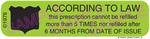 Auxiliary Label - According to Law