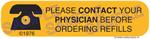 Auxiliary Label - Contact Your Physician