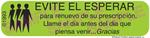 Auxiliary Label - Evite El Esperar