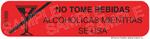 Auxiliary Label - No Tome Bebidas Alcoholicas Mientras Se Usa